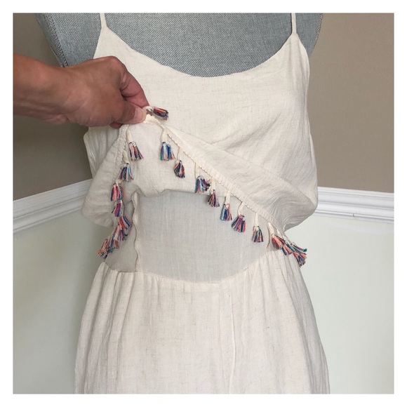 NWT Paper Crane linen blend romper - Picture 4 of 8